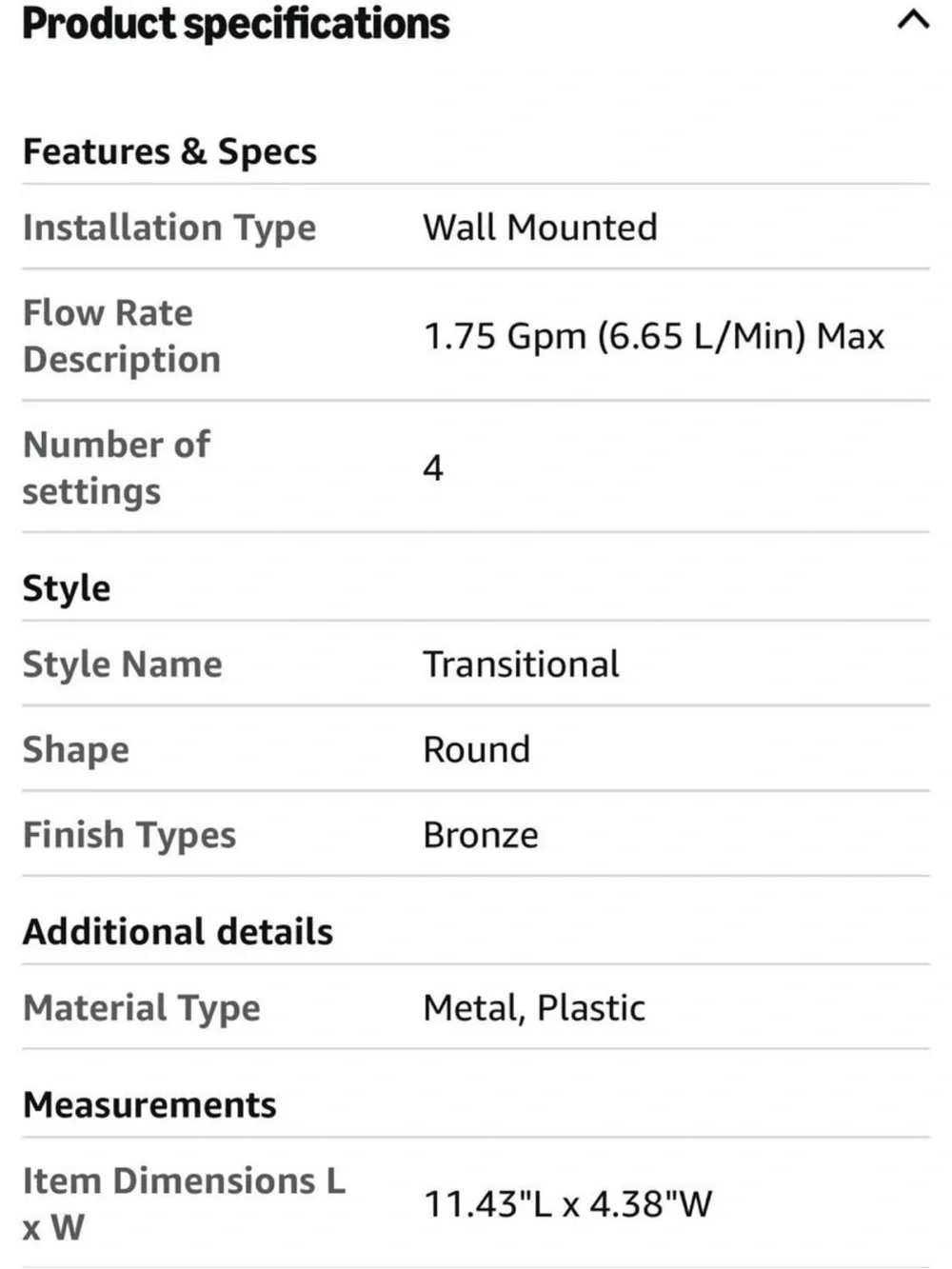 Moen 3636EPORB Oil-Rubbed Bronze Handheld Shower Head NIB